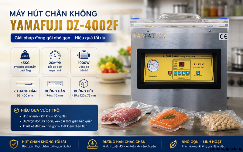 Máy hút chân không Yamafuji DZ-4002F