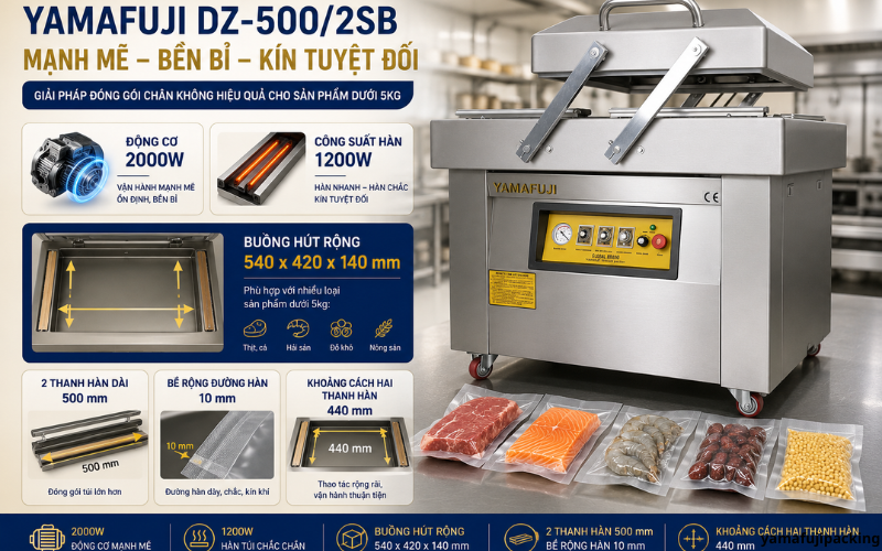 Máy hút chân không Yamafuji DZ-500/2SB