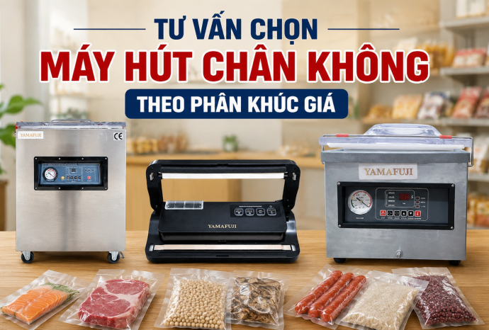 Tư vấn chọn máy hút chân không theo phân khúc giá