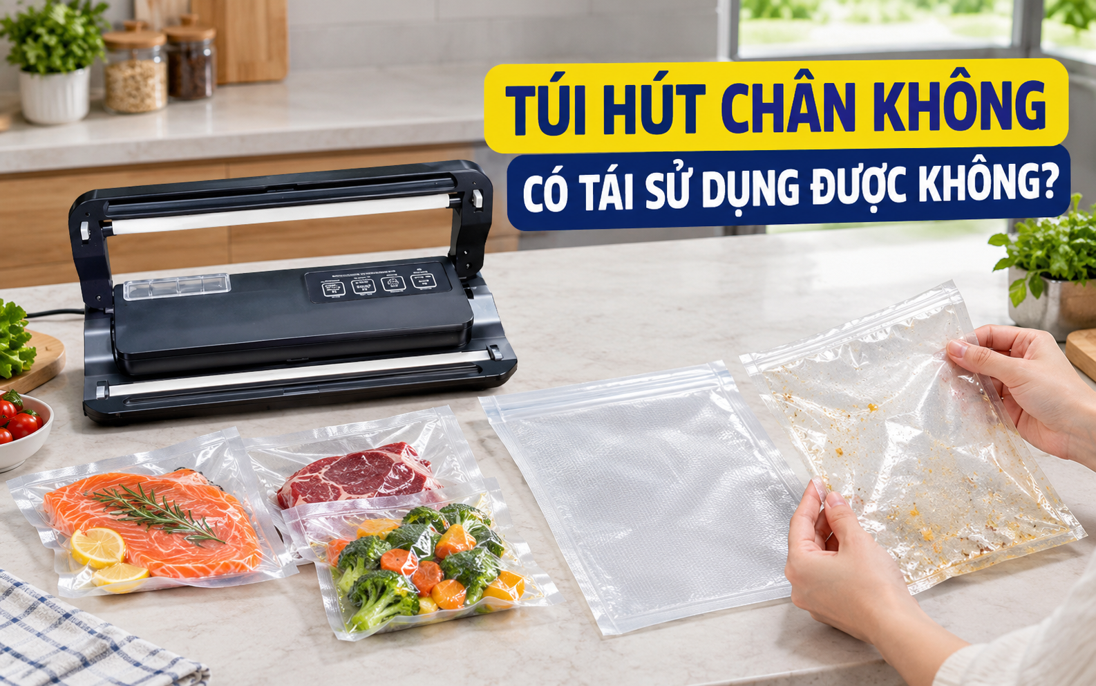 [Giải đáp] Túi hút chân không có tái sử dụng được không?