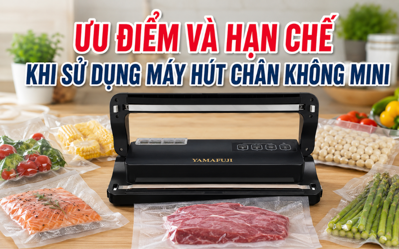Ưu Điểm Và Hạn Chế Khi Sử Dụng Máy Hút Chân Không Mini