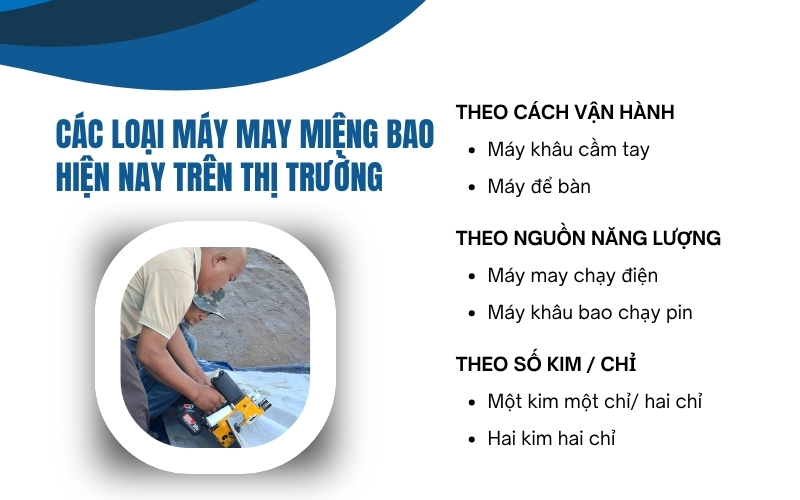 Các loại máy may miệng bao hiện nay trên thị trường