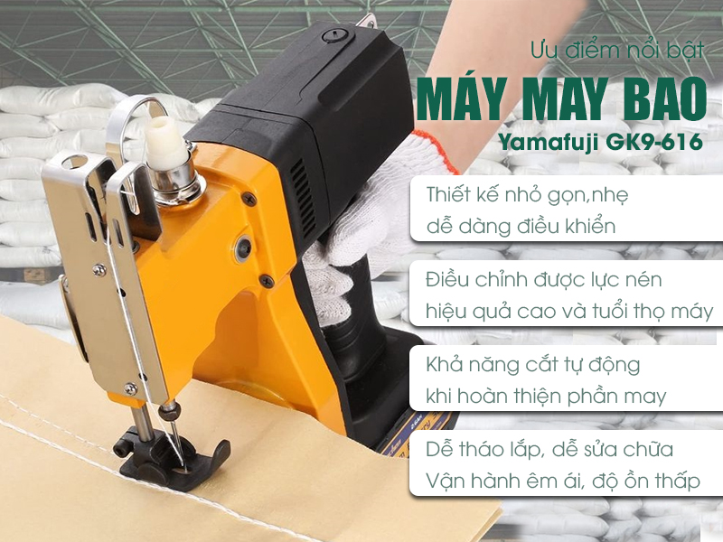 Đặc điểm nổi bật máy may bao GK9-616