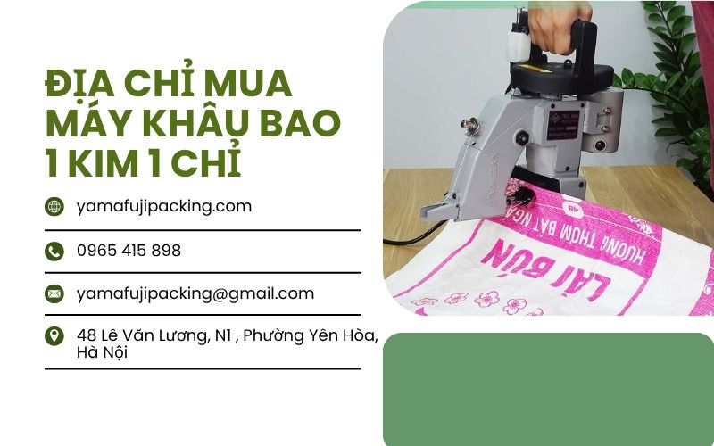 Địa chỉ mua máy khâu bao 1 kim 1 chỉ