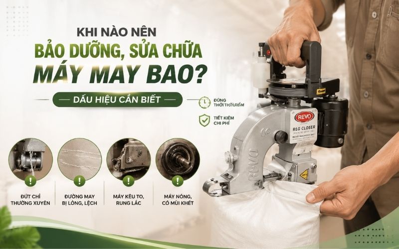 Khi nào nên bảo dưỡng, sửa chữa máy may bao? Dấu hiệu cần biết
