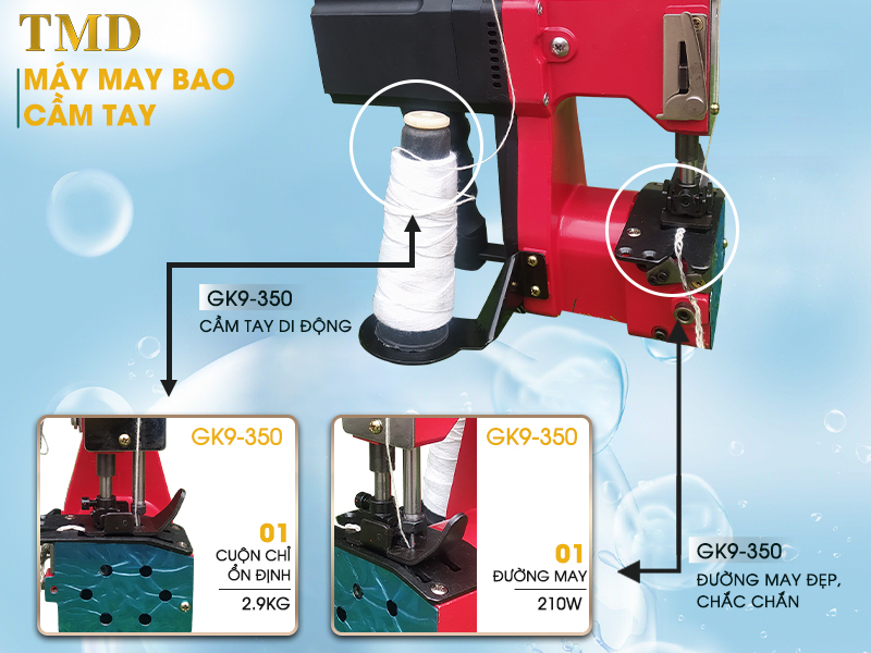 Máy may bao TMD GK9-350