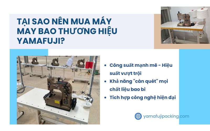 Tại sao nên mua máy may bao thương hiệu Yamafuji?