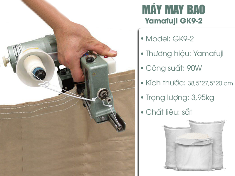 Thông số kỹ thuật của máy may bao cầm tay GK9-2