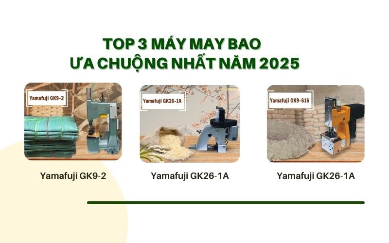 Top 3 máy may bao được ưa chuộng nhất 