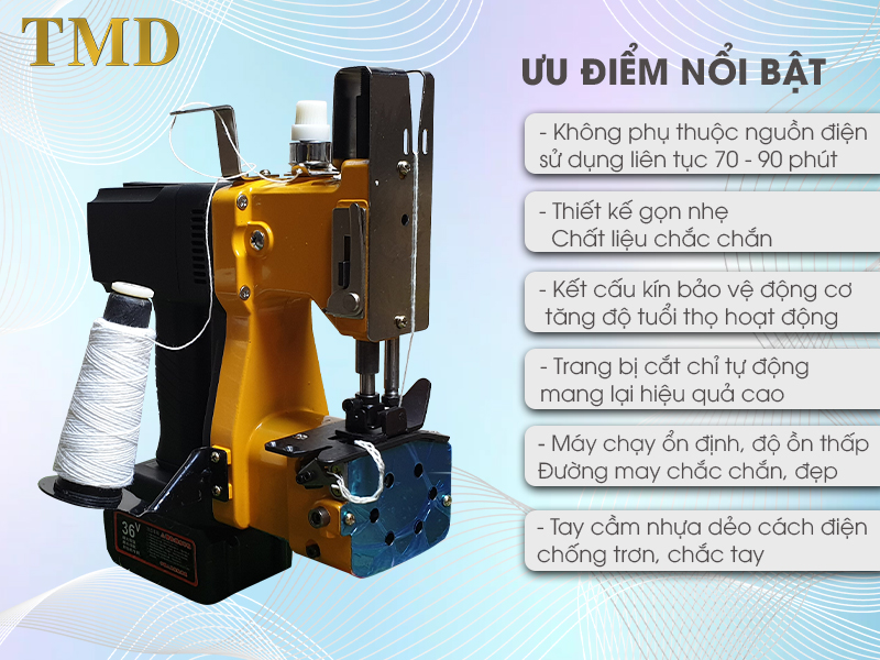 Ưu điểm nổi bật của máy may bao TMD GK9-900