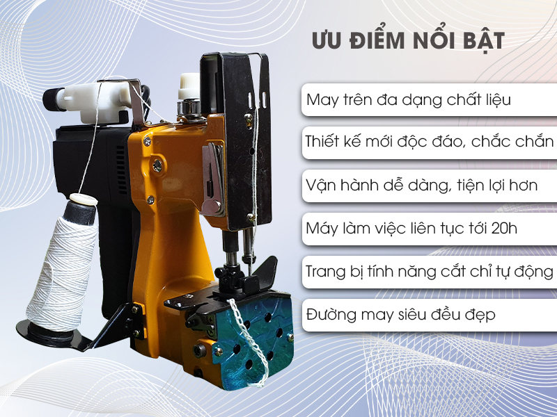 Ưu điểm nổi bật may may bao cầm tay TMD GK9-950