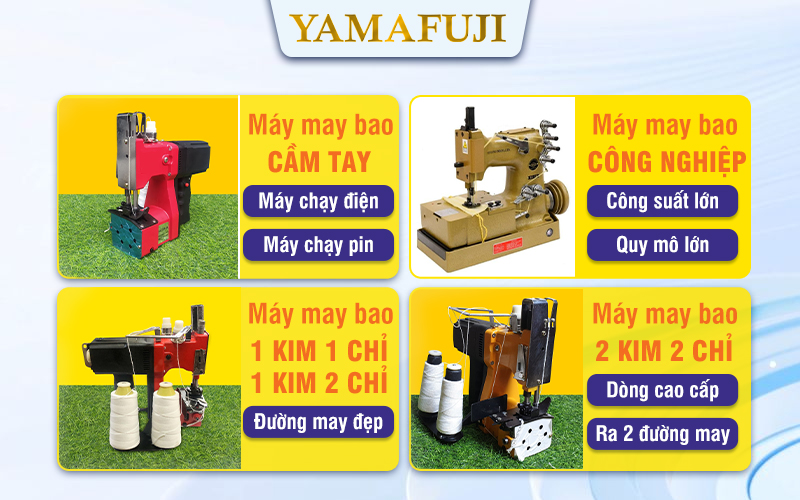 Phân loại máy may bao