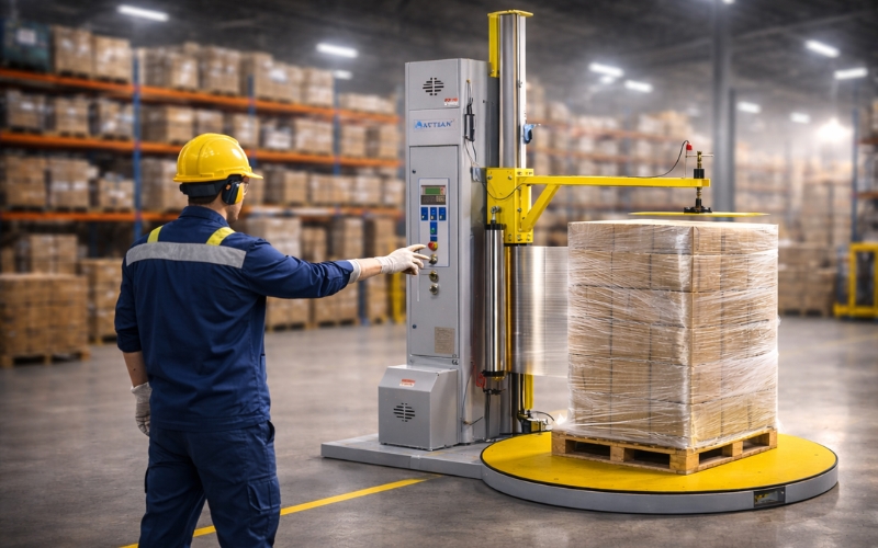Thiết bị quấn pallet tự động cho ngành công nghiệp nào?