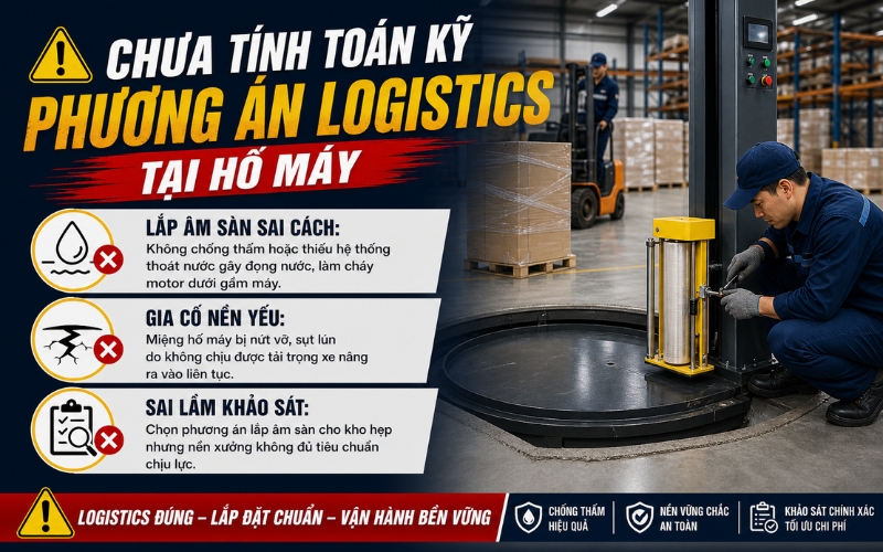 Chưa tính toán kỹ phương án Logistics tại hố máy