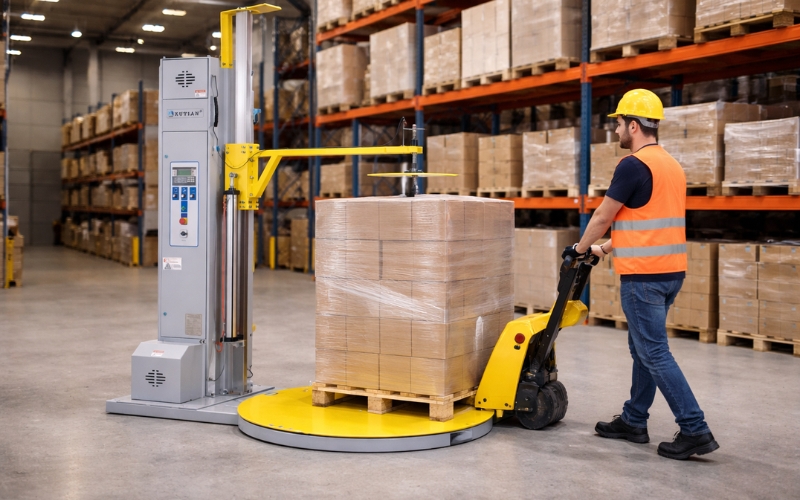 Đánh giá ưu điểm nổi bật của máy quấn màng pe pallet BL2000BX