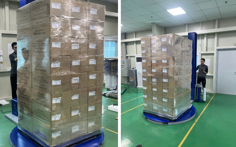 Đầu tư thiết bị quấn màng chính hãng