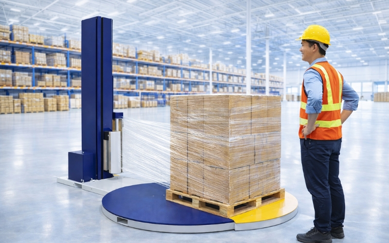 Doanh nghiệp  nên chuyển sang thiết bị quấn màng pallet