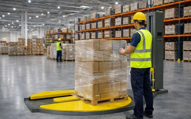 7 kinh nghiệm chọn mua máy quấn màng PE tự động 