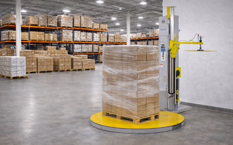 Giới thiệu chung về máy quấn màng pallet