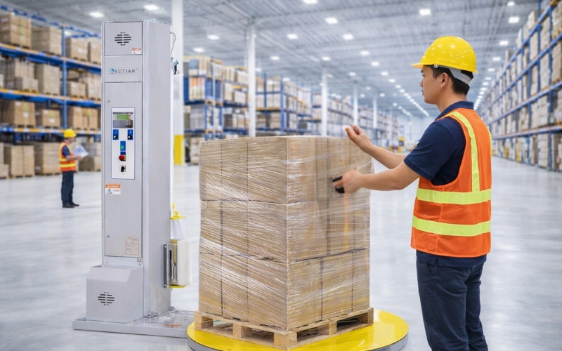 Lợi ích khi sử dụng máy quấn màng co tự động