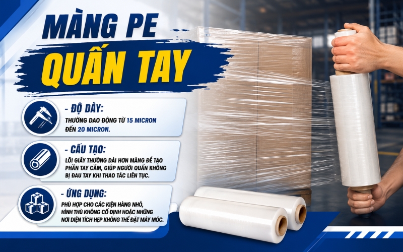 Màng PE quấn tay