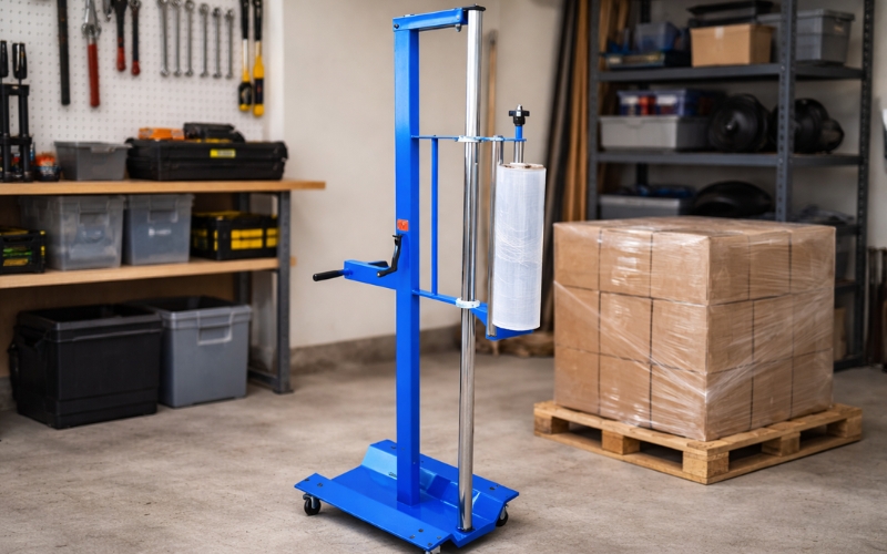 Máy quấn màng co tự chế