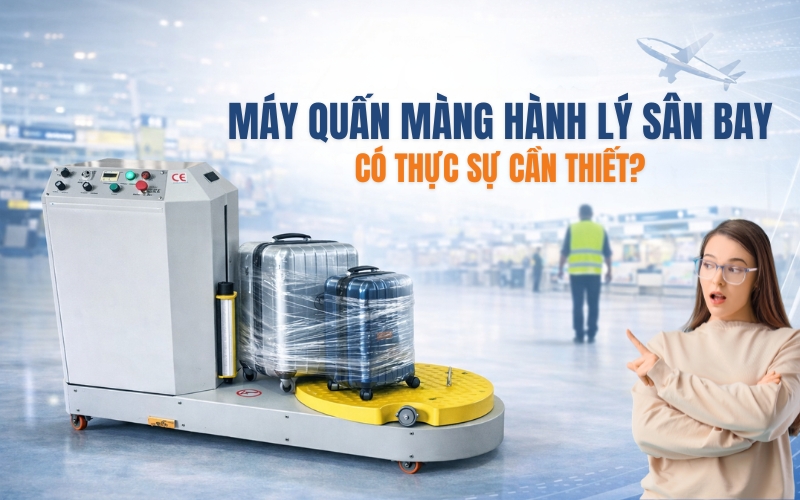 Máy Quấn Màng Hành Lý Sân Bay Có Thực Sự Cần Thiết?