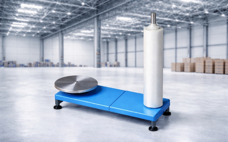 Máy quấn màng PE bằng tay