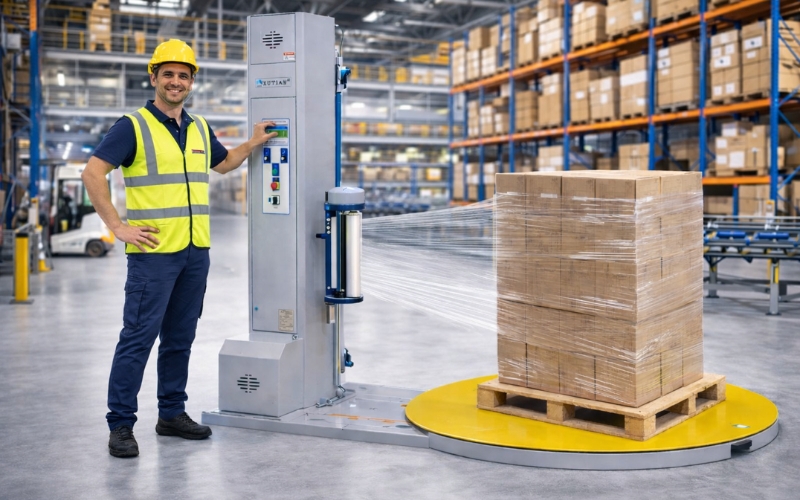 Máy quấn màng tự động là gì?