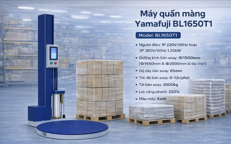 Máy quấn màng Yamafuji BL1650T1