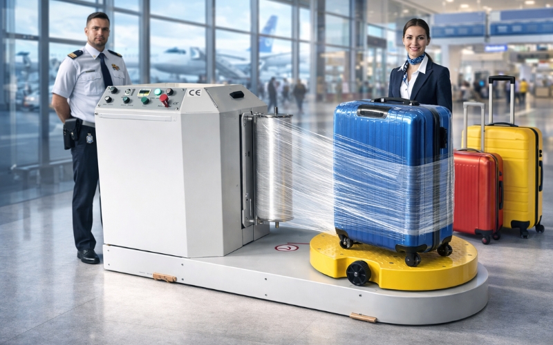 Mua máy quấn màng hành lý giá rẻ ở đâu?