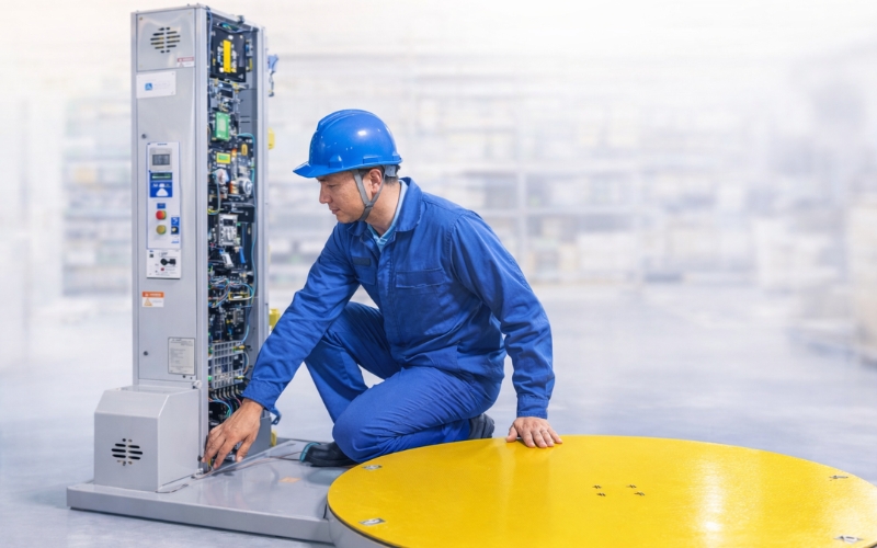 Quy trình bảo trì máy quấn pallet nhanh chóng