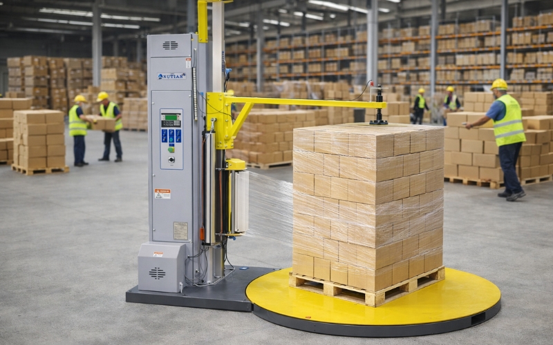 Quy trình quấn màng co thùng carton đúng tiêu chuẩn xuất khẩu