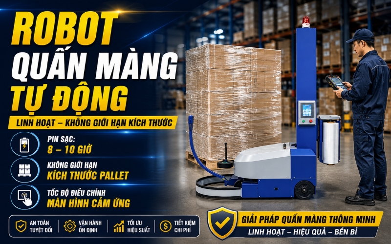 Robot quấn màng co