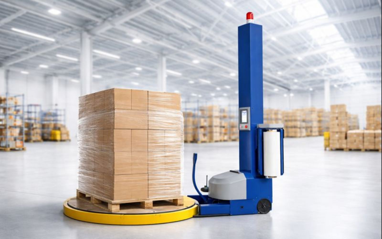 Robot quấn màng tự động