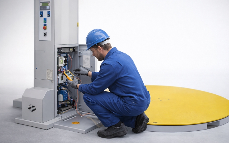 Tại sao phải bảo trì máy quấn màng co pallet định kỳ?