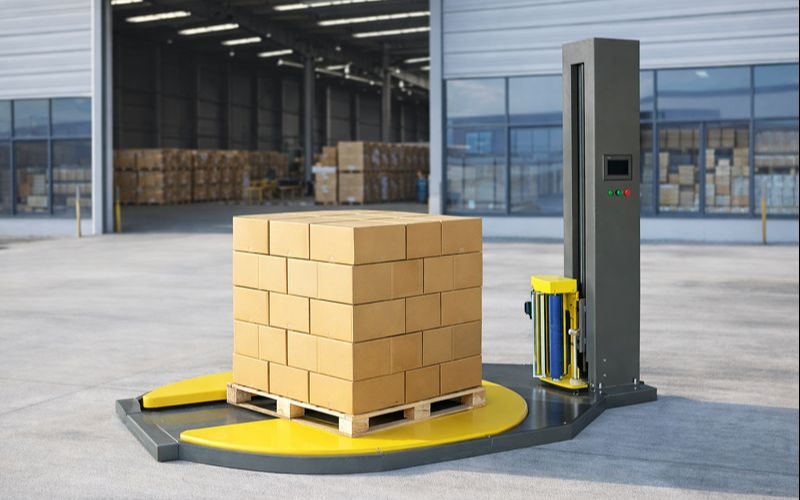 Tải trọng và kích thước của máy quấn màng pallet
