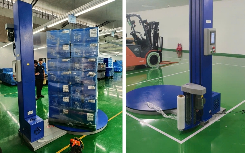 Ứng dụng của bàn xoay máy quấn màng PE